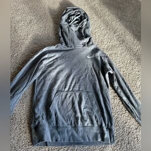 Nike Heather Gray Cowl Neck Hoodie